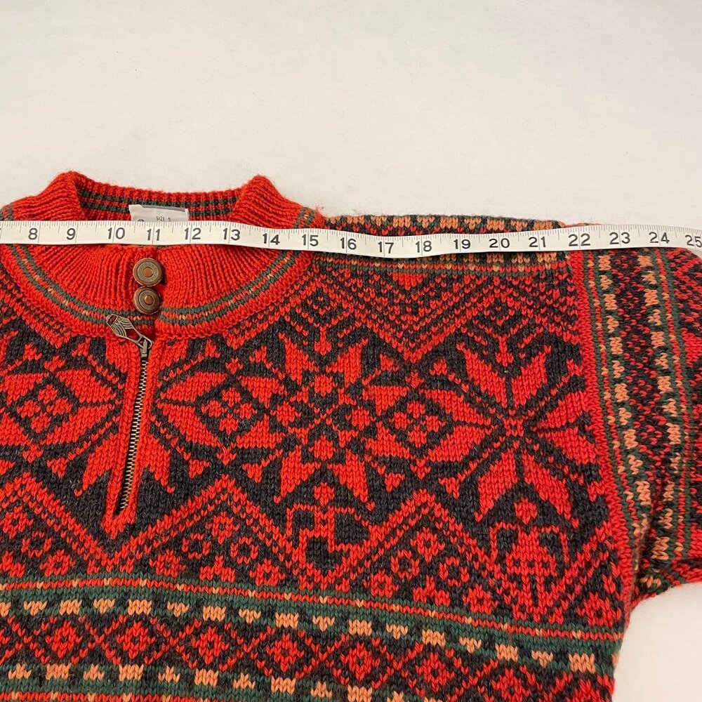 Dale of Norway Vintage 1995 Thunder Bay Nordic Alpine Fair Isle Wool Sweater - Picture 8 of 11